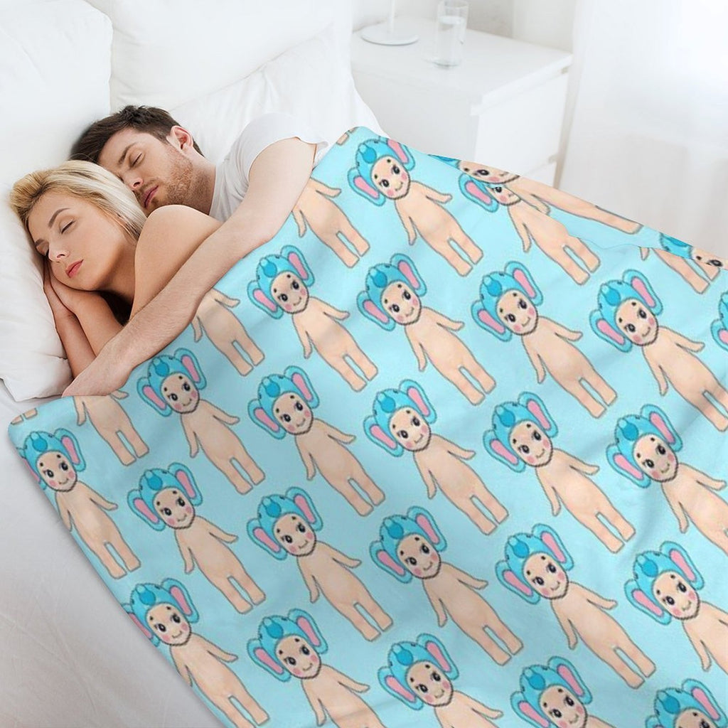 Sonny Angel Elephant Cute! Velvety-soft Throw Blanket