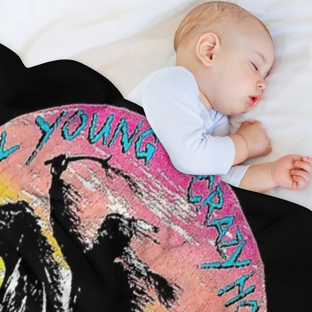 Ragged Glory. Travel-friendly Throw Blanket