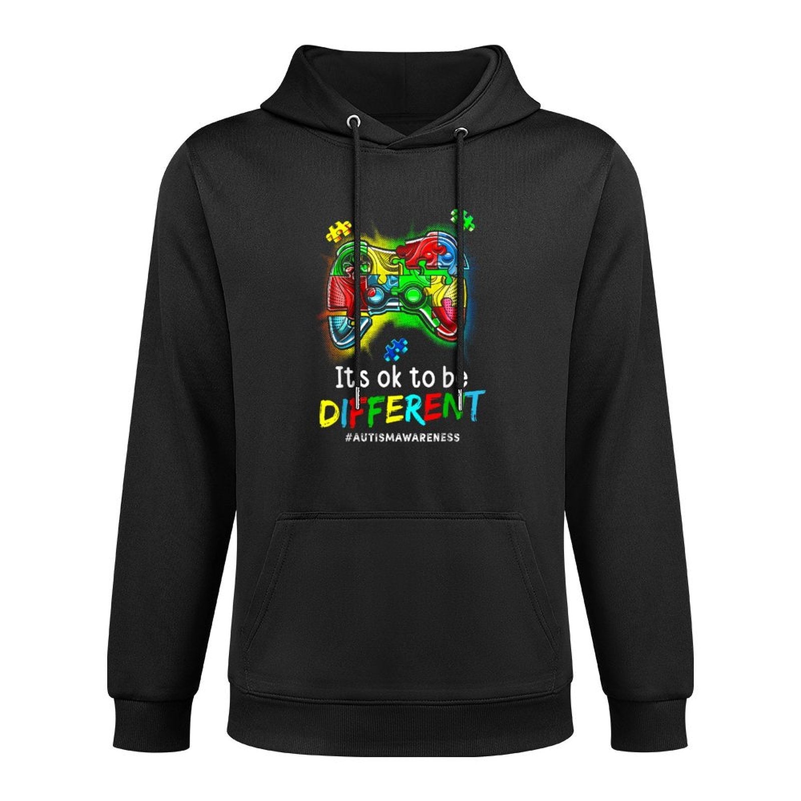 Autism Awareness Men Kids Boys Autism Video Game Month Easy Care Hoodie