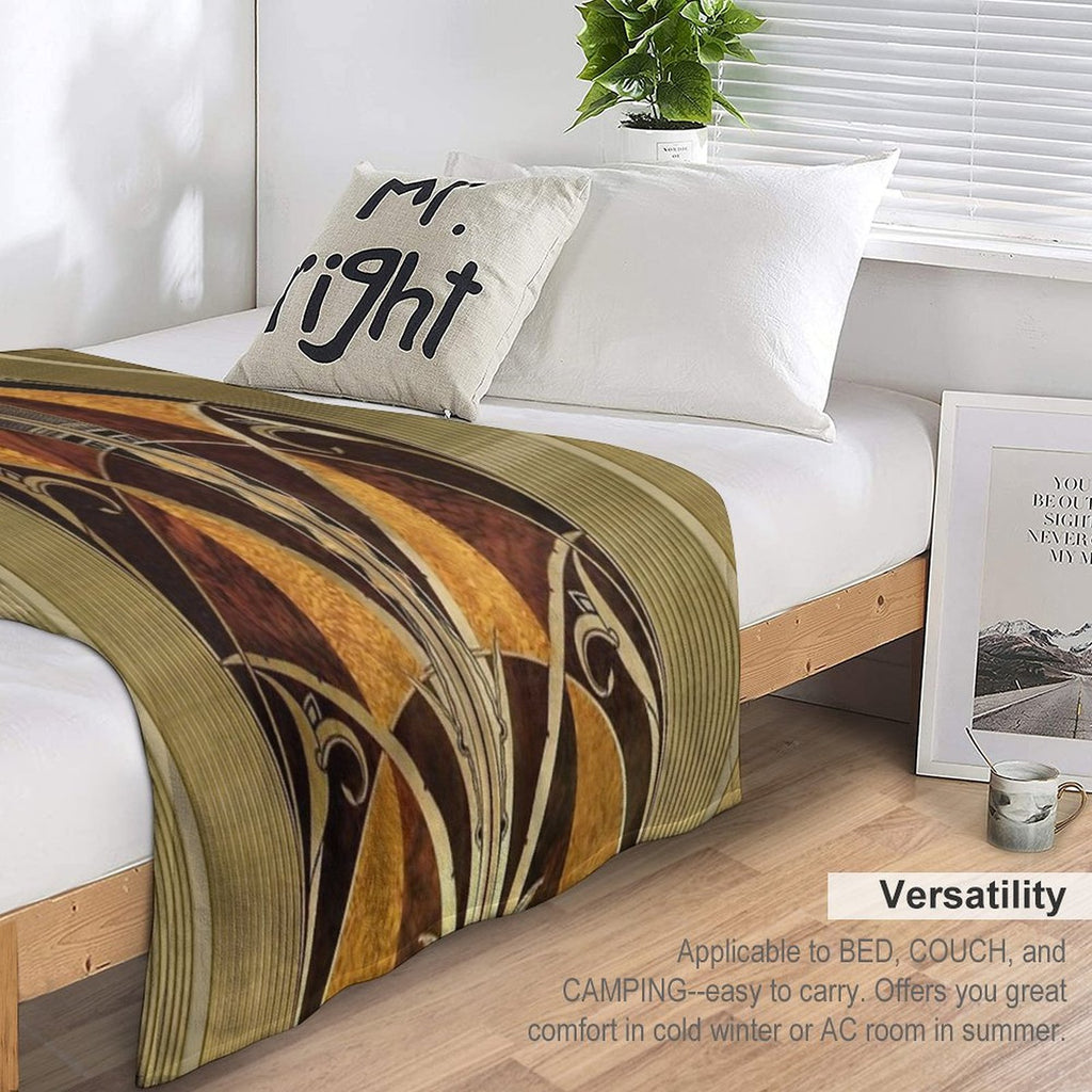 Chrysler Building Elevator Door Versatility Throw Blanket