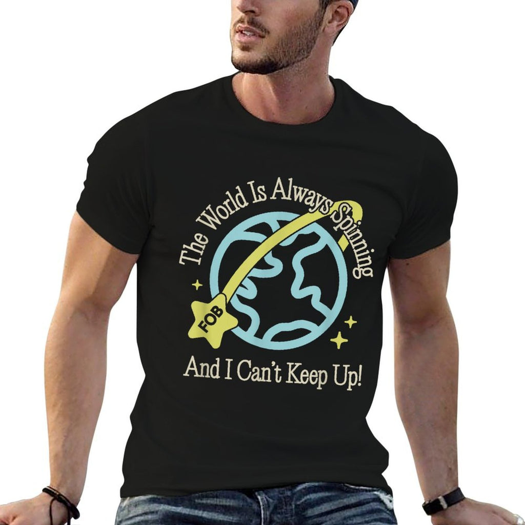 Fall Out Boy - World Spinning  Durable T-Shirt