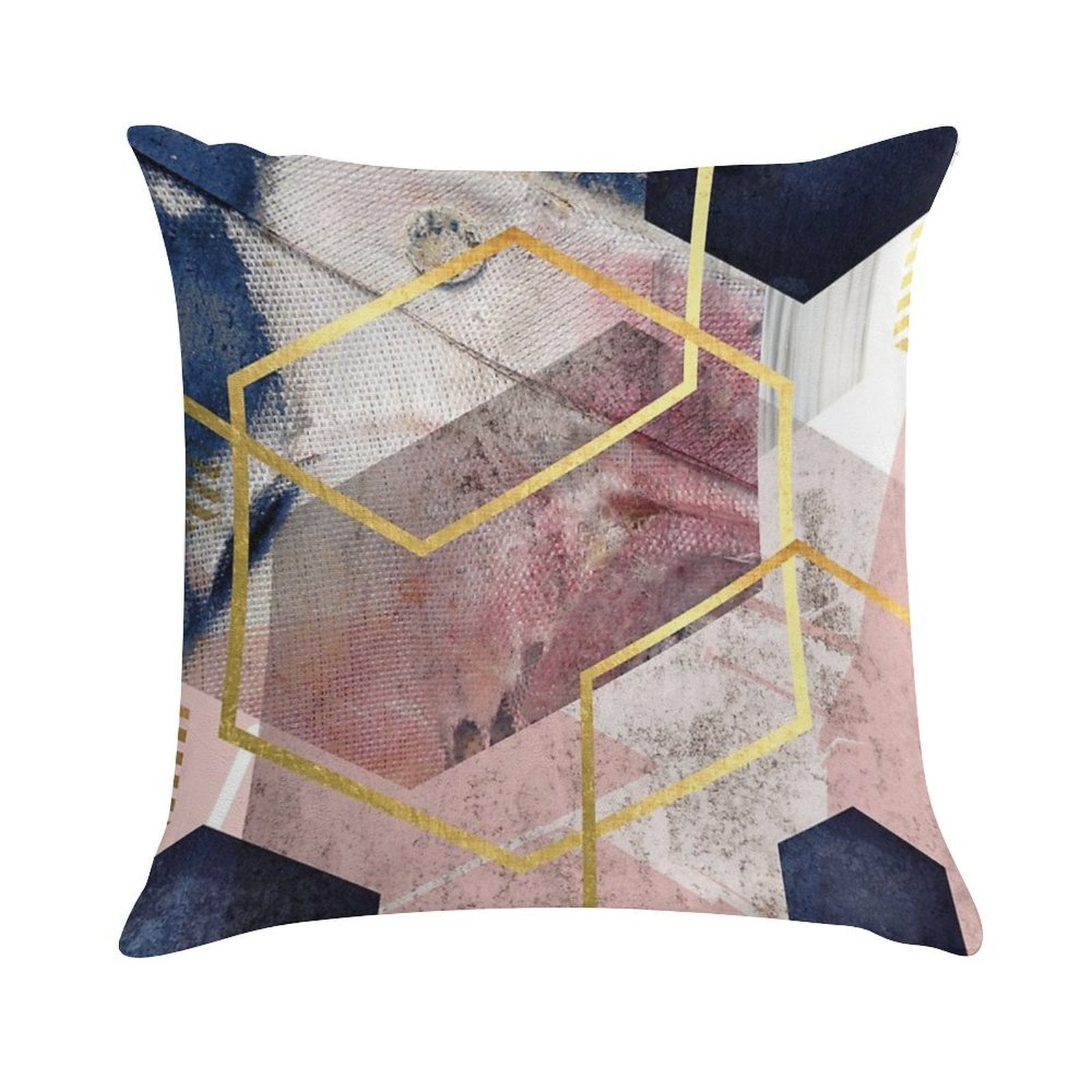 Abstract Geo Soft Warmth Comfort Throw Pillow