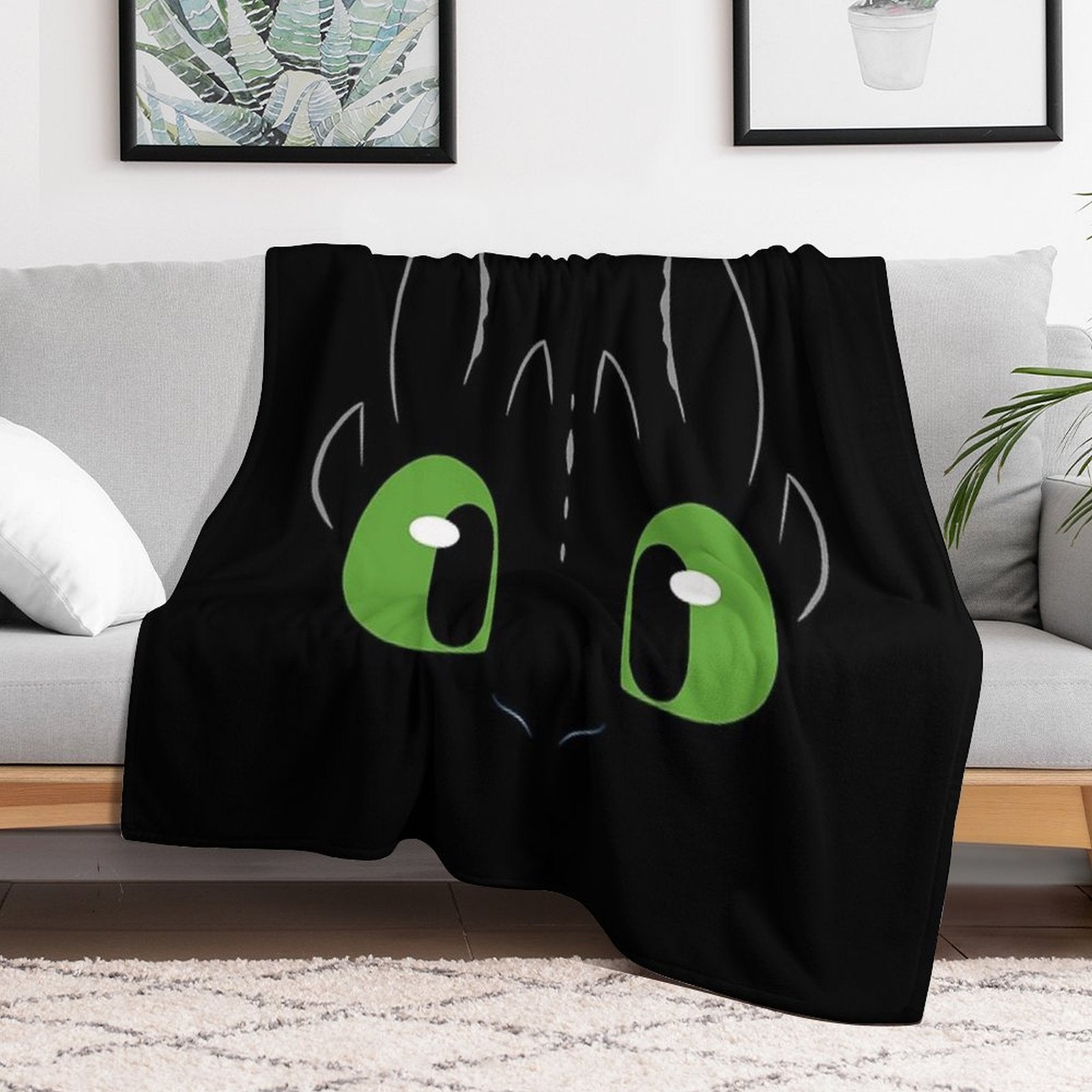 Dragon Minimalist Durable Throw Blanket