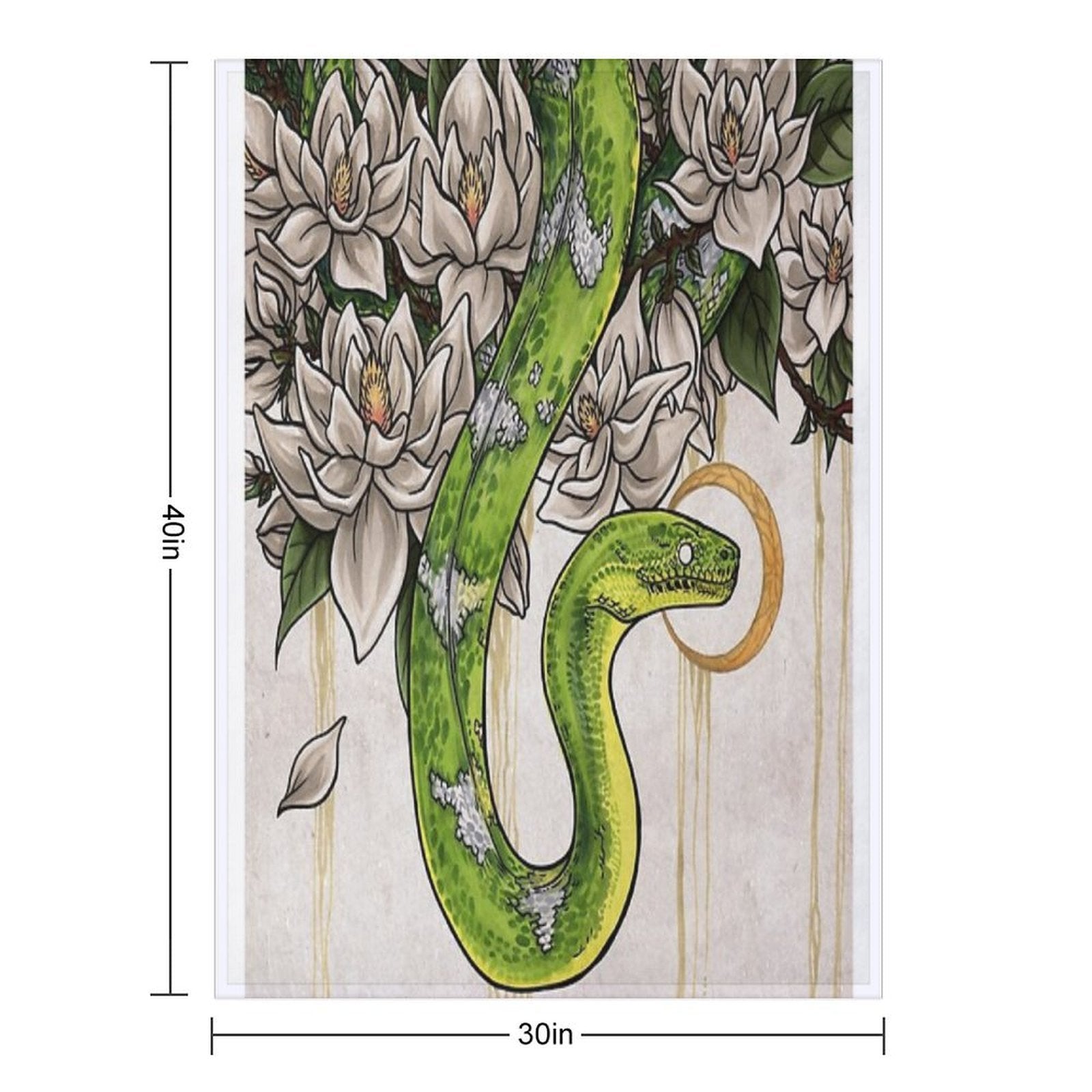 Snake Versatility Throw Blanket