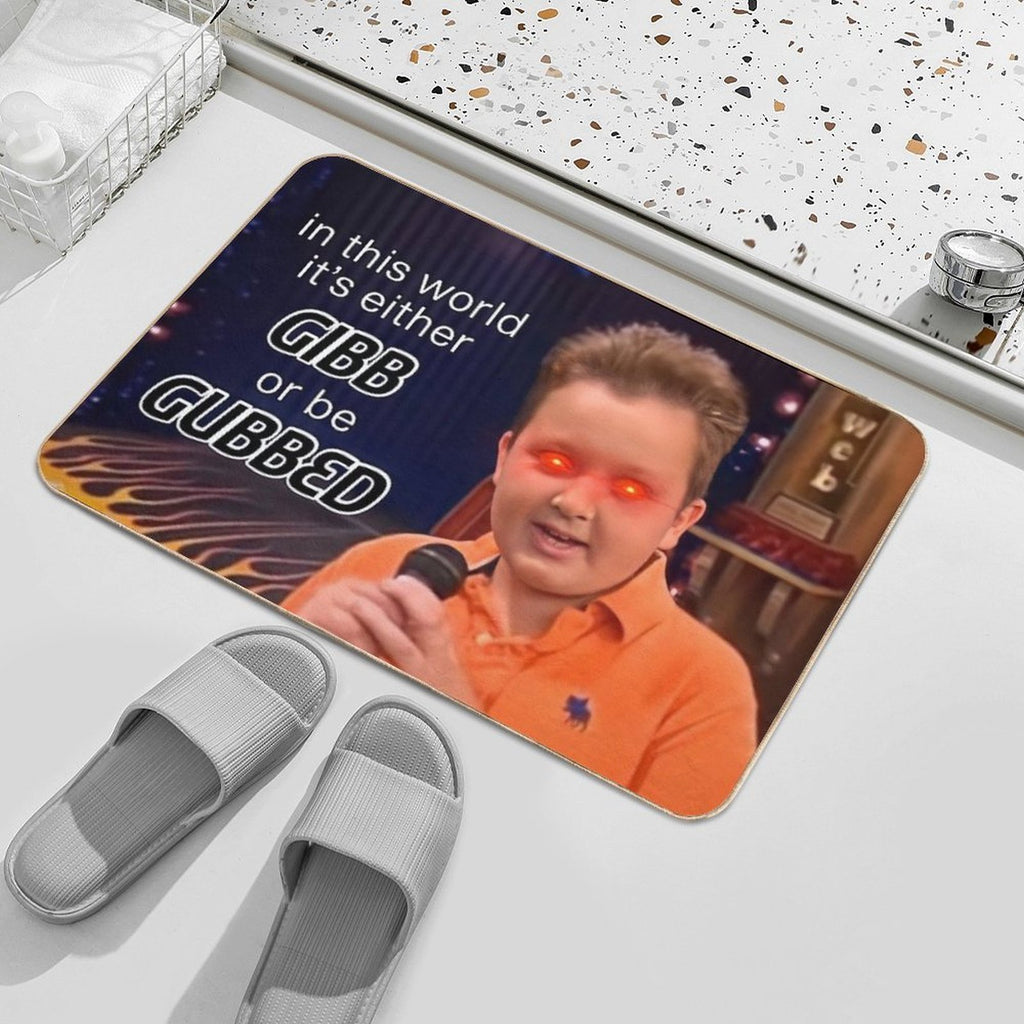 Gibby Rules to Follow  Long-Lasting Bath Mat