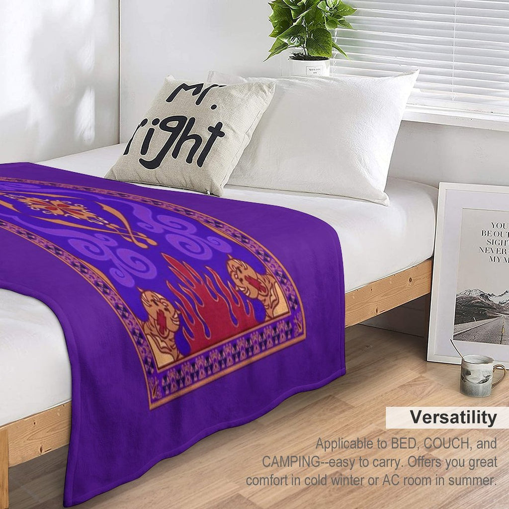Aladdin 1992 Magic Carpet Multi-functional Throw Blanket