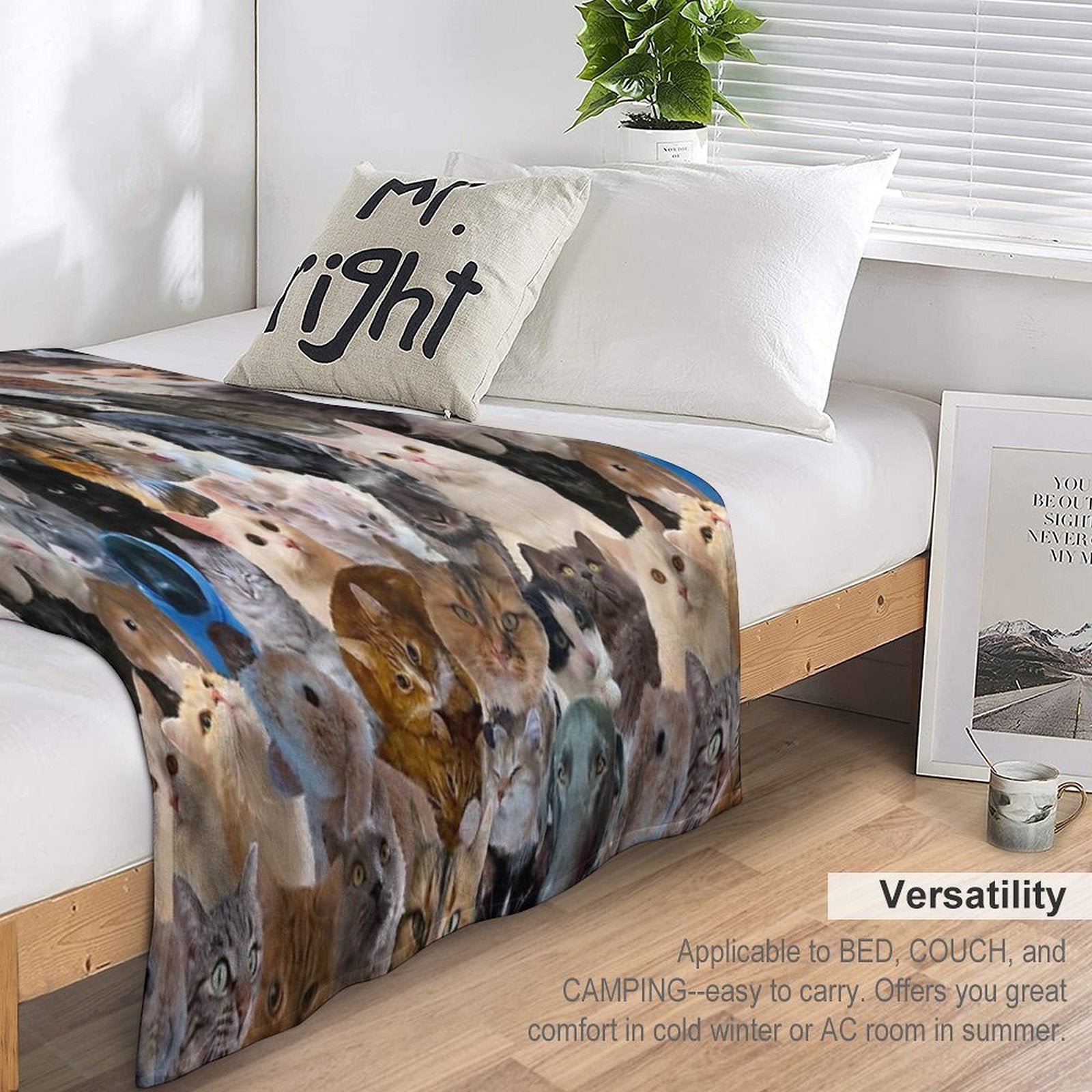 Pets Are Life Sustainable Throw Blanket