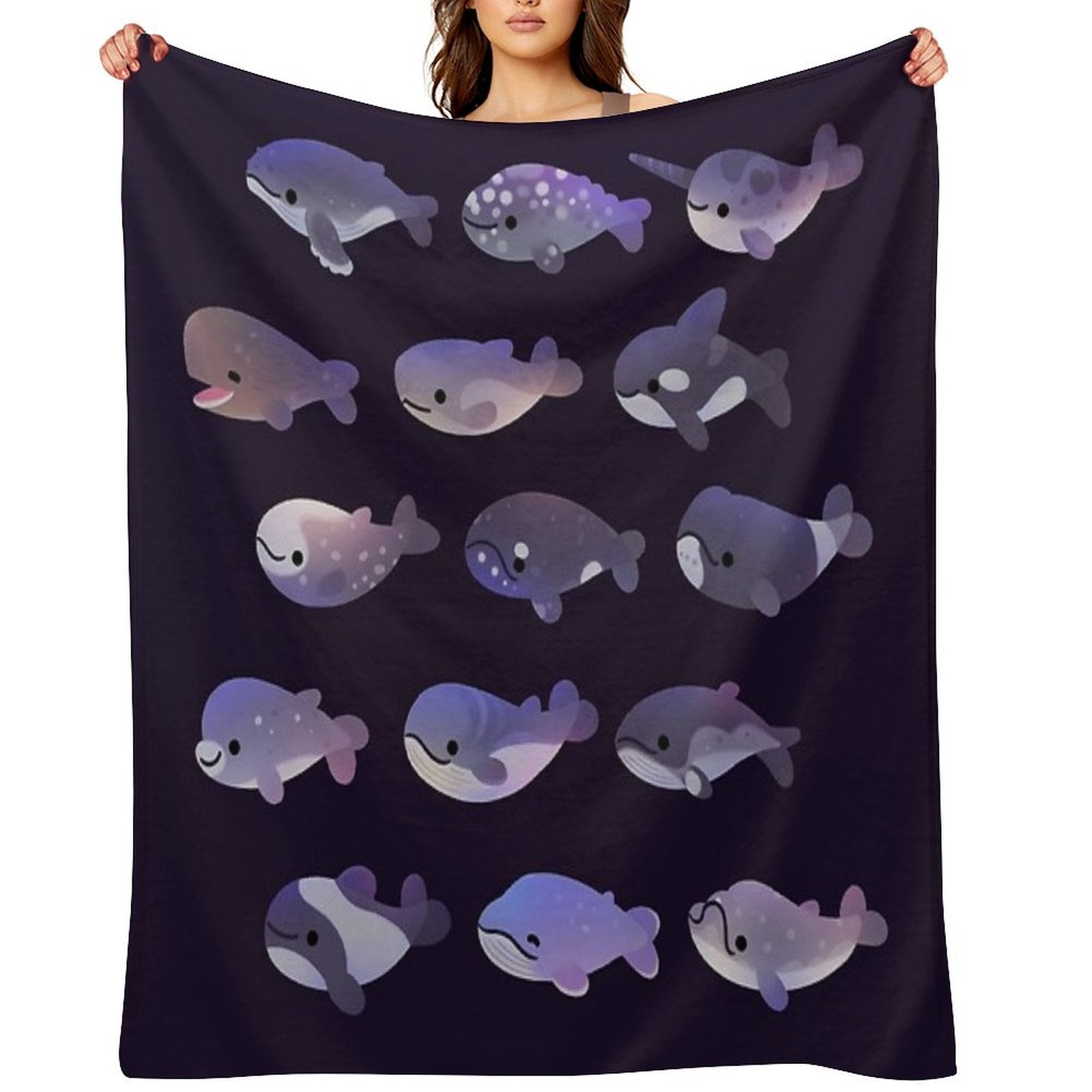 Whale Day Multi-functional Throw Blanket