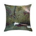 Sage And Plum Textured Abstract Soft Washable Throw Pillow