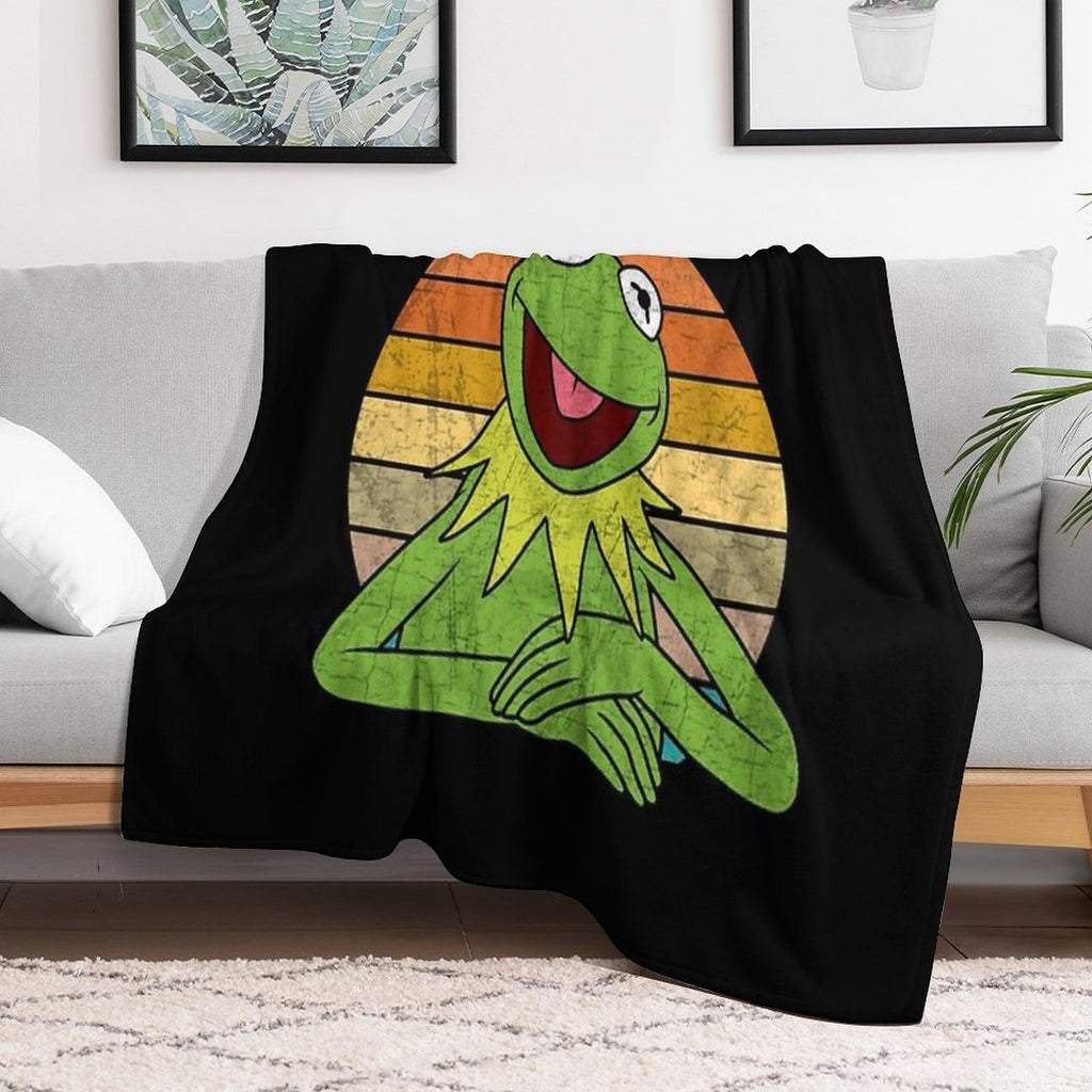 Kermit The Frog Travel-friendly Throw Blanket