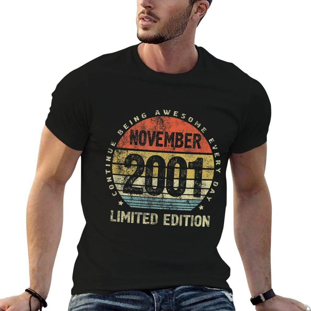 21st Birthday Ideas for Son Or Daughter - Born in 2001  Slim-fit Cut T-Shirt