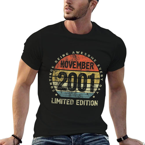 21st Birthday Ideas for Son Or Daughter - Born in 2001  Slim-fit Cut T-Shirt