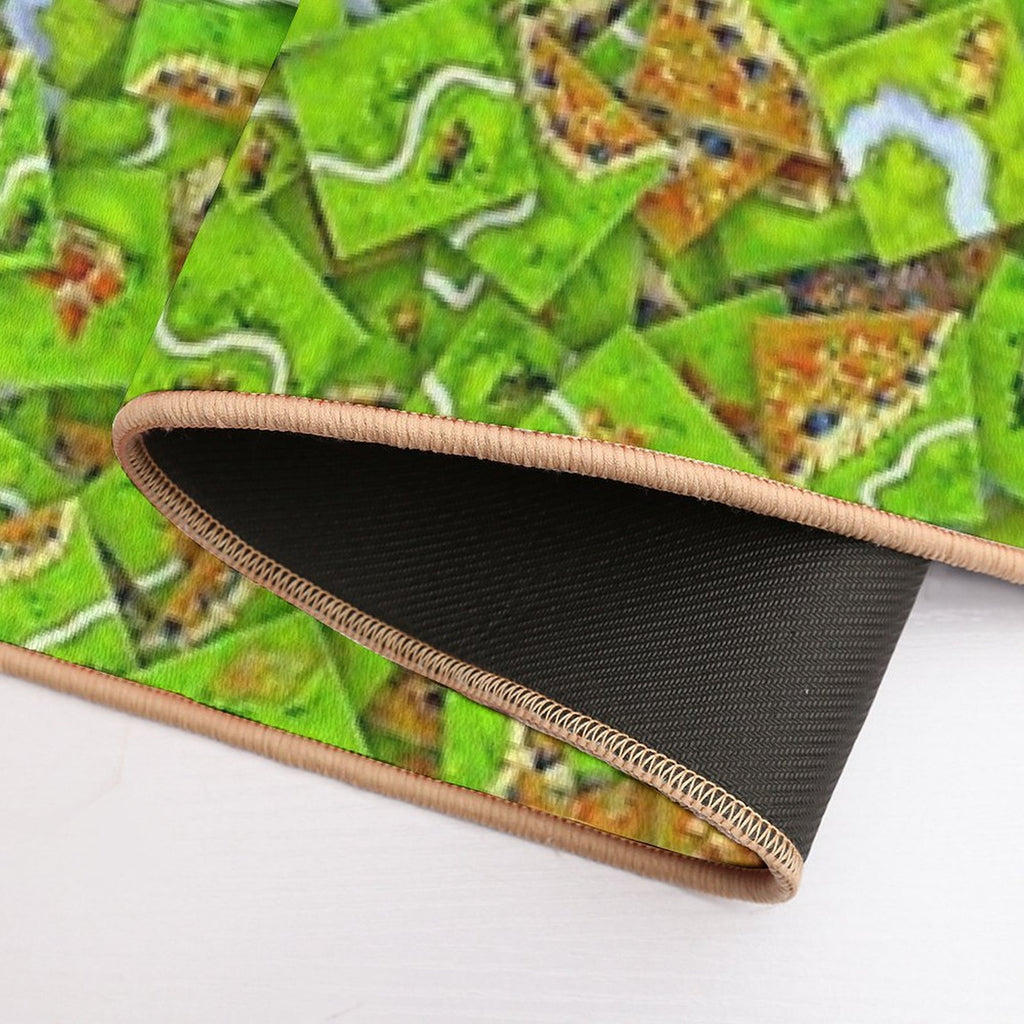 Carcassonne Tiles  Multi-Purpose Bath Mat