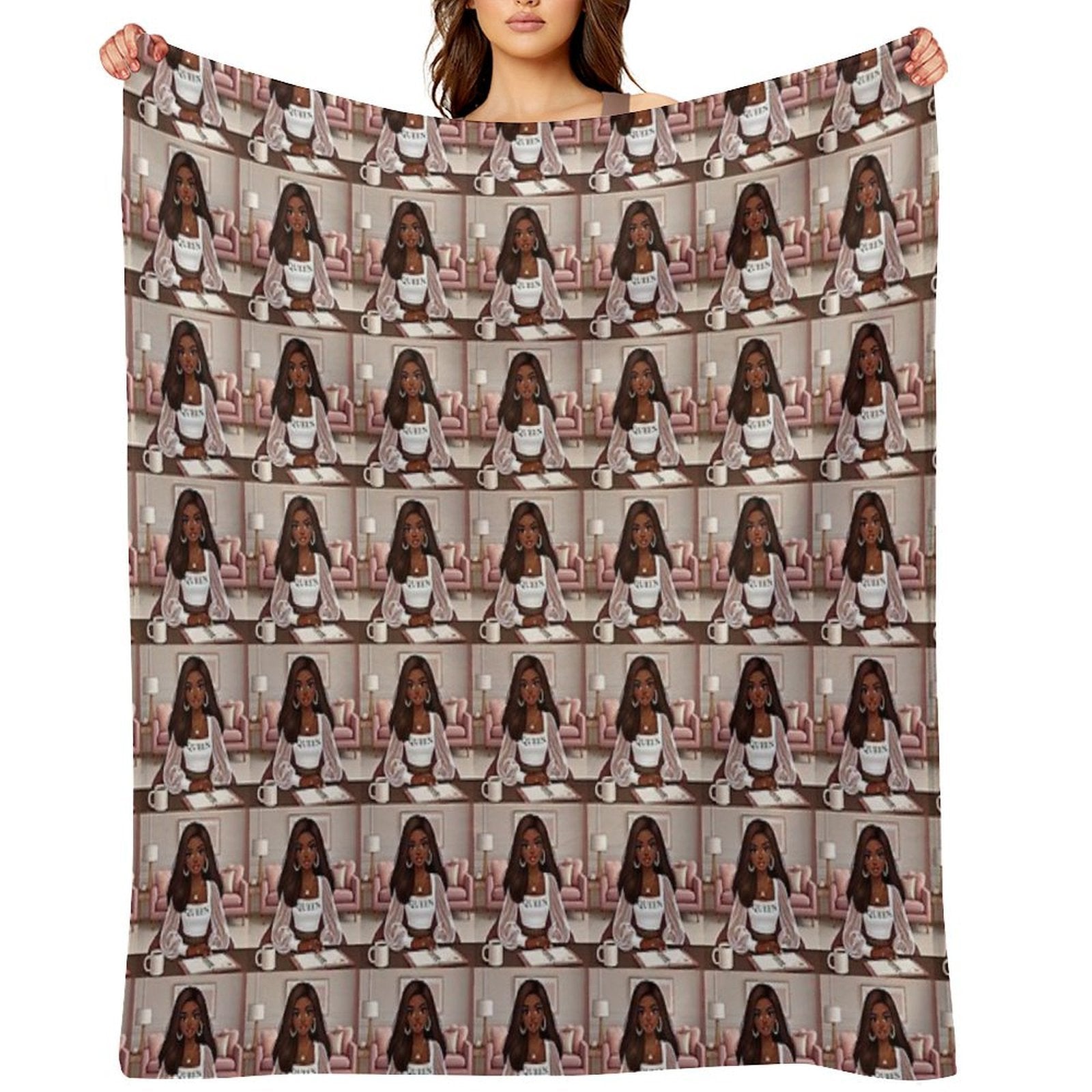 Stunning, Bold And Beautiful Quick-dry Throw Blanket