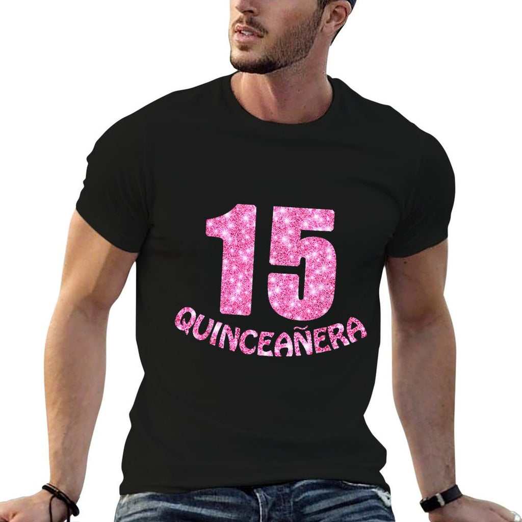 La Quinceanera 15th Birthday  Oversized Silhouette T-Shirt