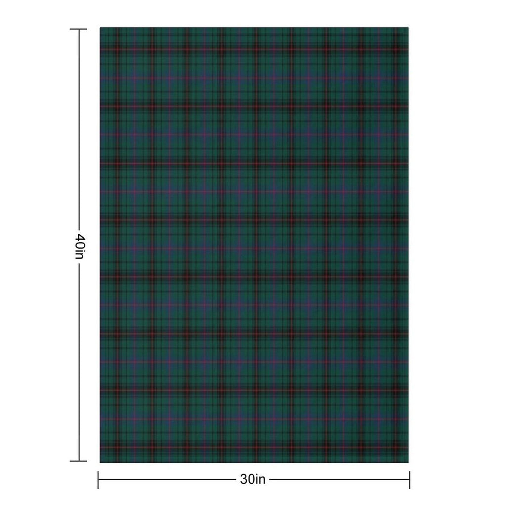 Clan Davidson Tartan Plush Throw Blanket