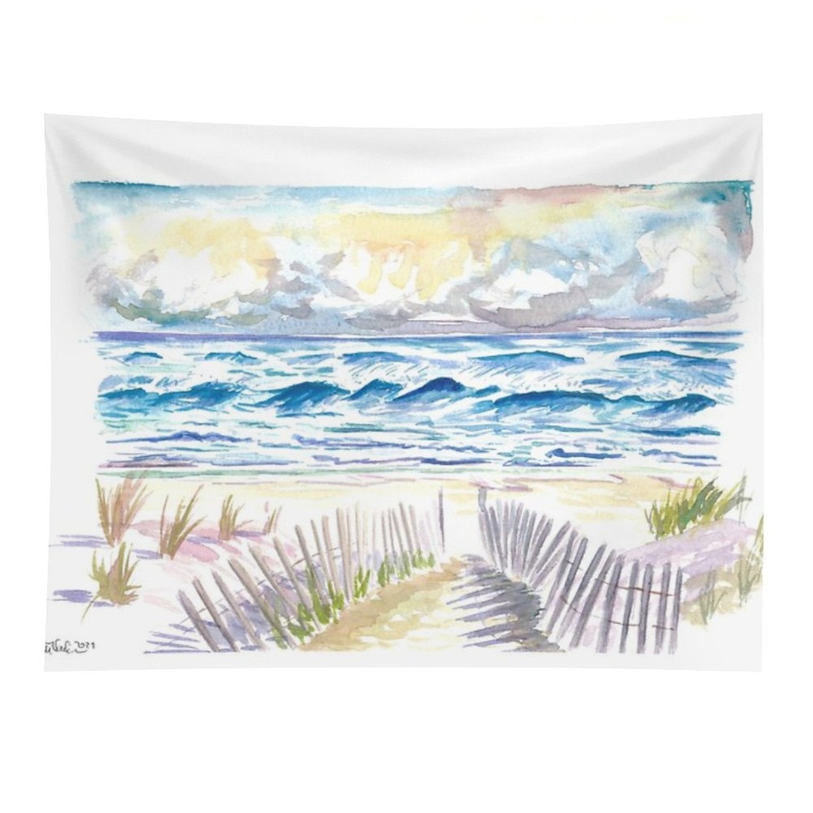 Hamptons Style in Coopers Beach And Dunes Southampton Tapestry
