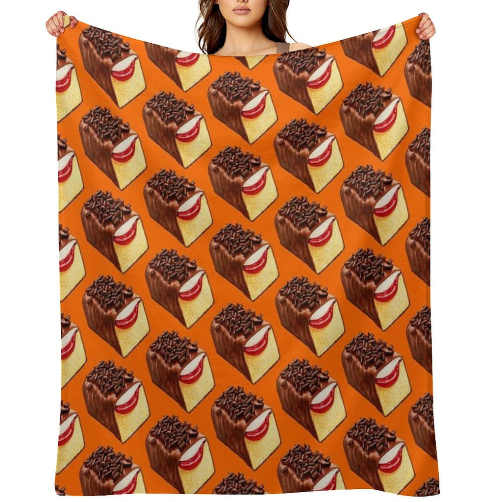 Gansito - Orange Premium Throw Blanket