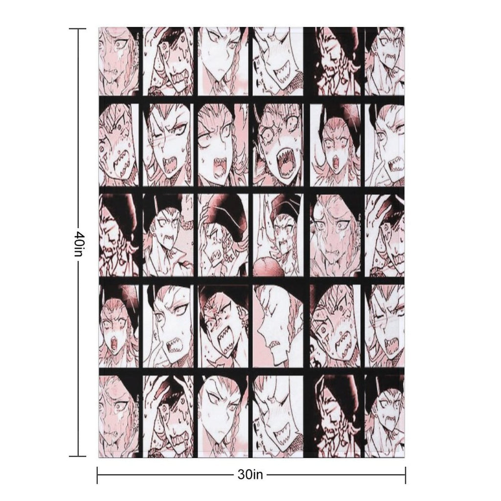 Kazuichi Manga Collection (Colored) Quick-dry Throw Blanket