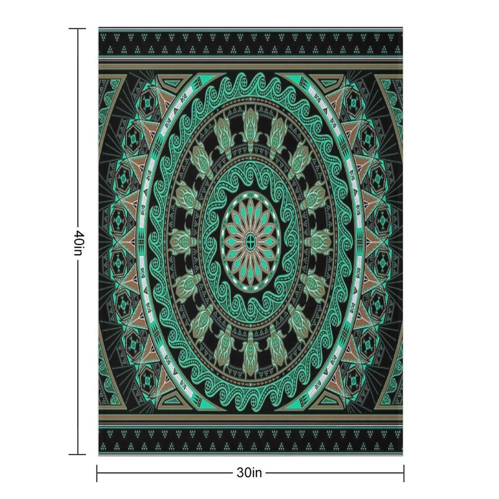 The Turtle (Keya) Comfort Throw Blanket