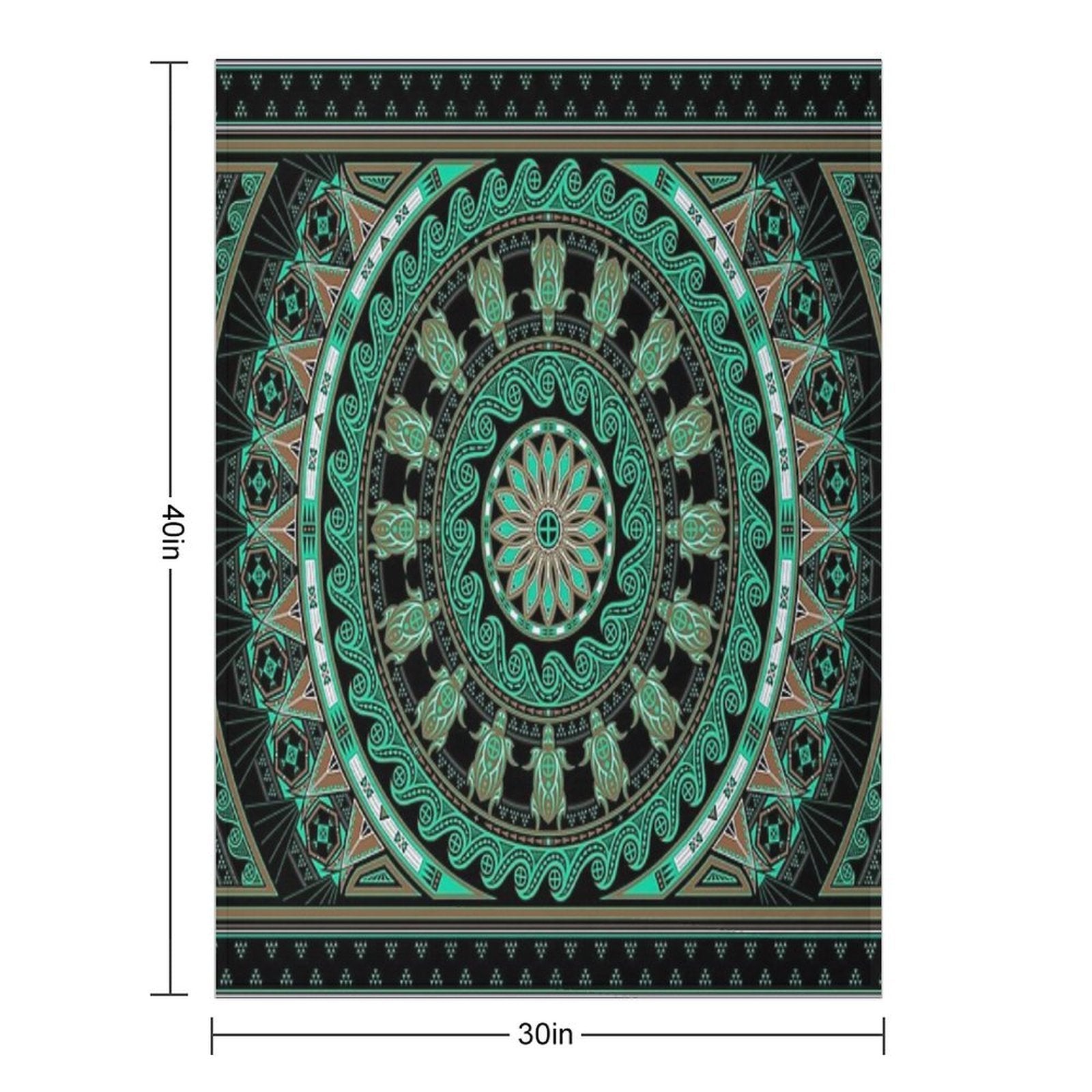 The Turtle (Keya) Comfort Throw Blanket