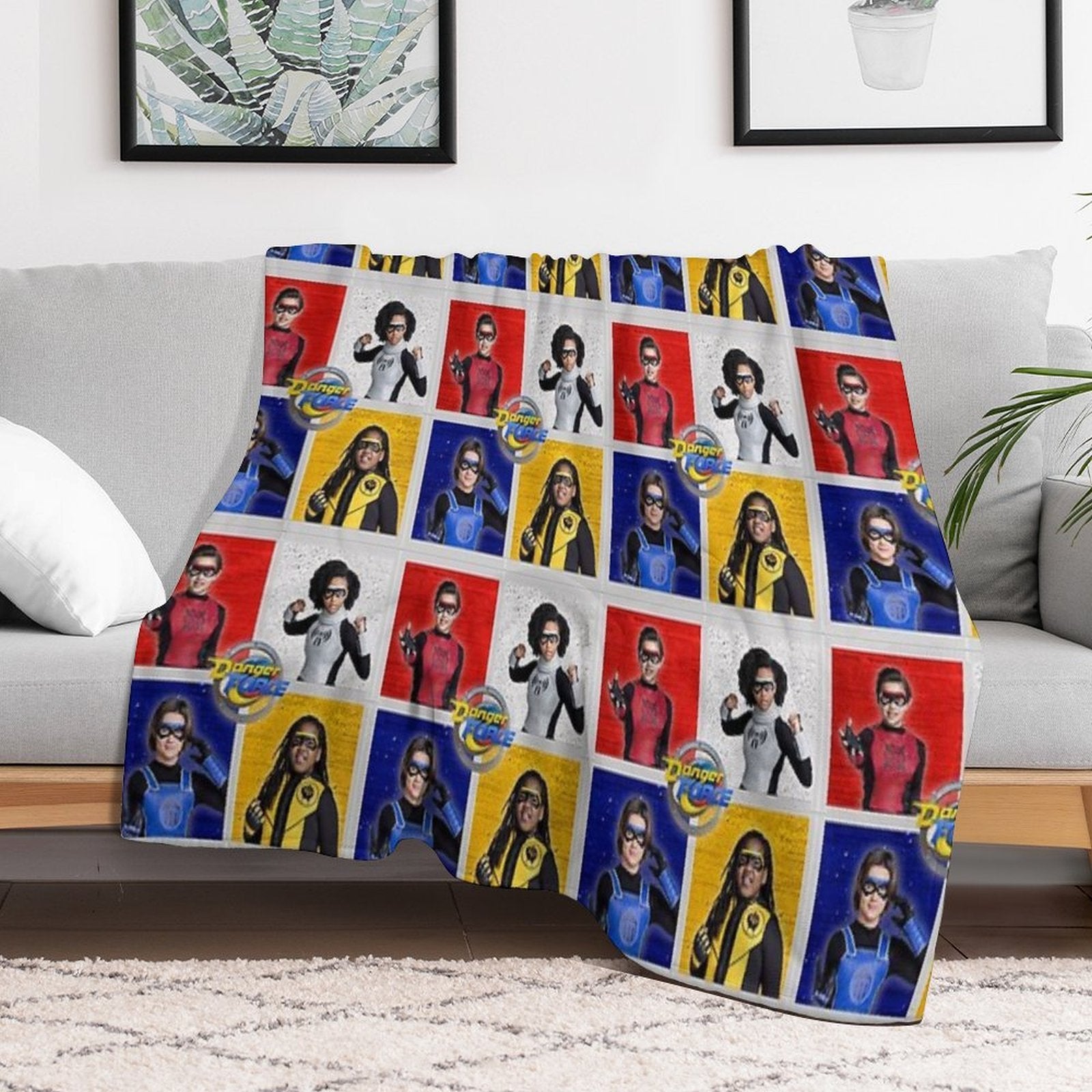 Danger Force Squad Eco-conscious Throw Blanket