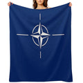 NATO Flag Stickers, Gifts And Products Comfort Throw Blanket