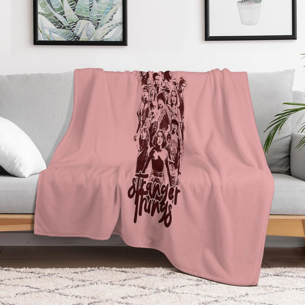 3 Times Stranger Machine-washable Throw Blanket