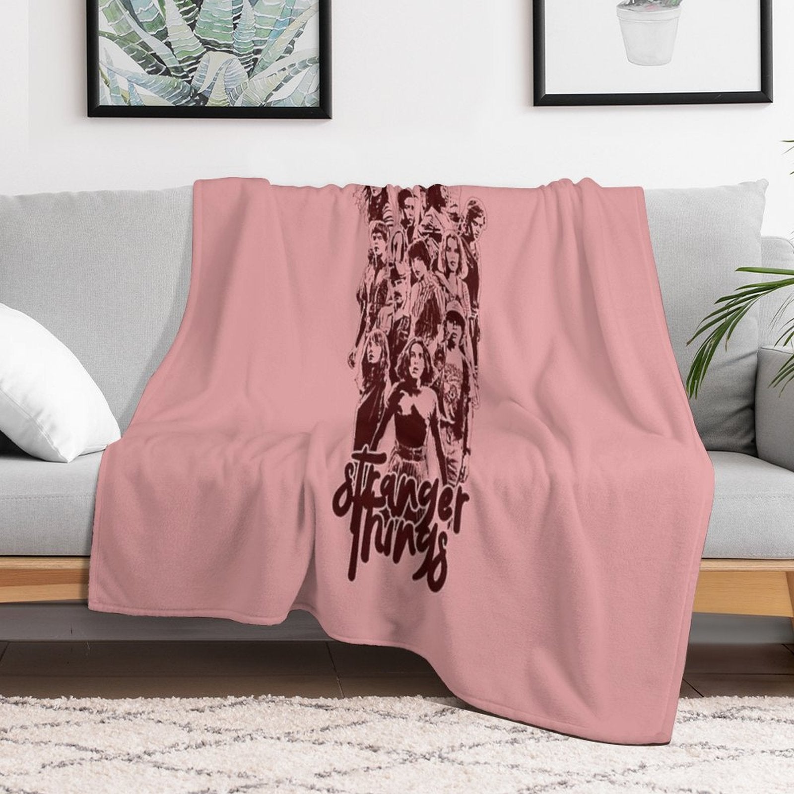 3 Times Stranger Machine-washable Throw Blanket