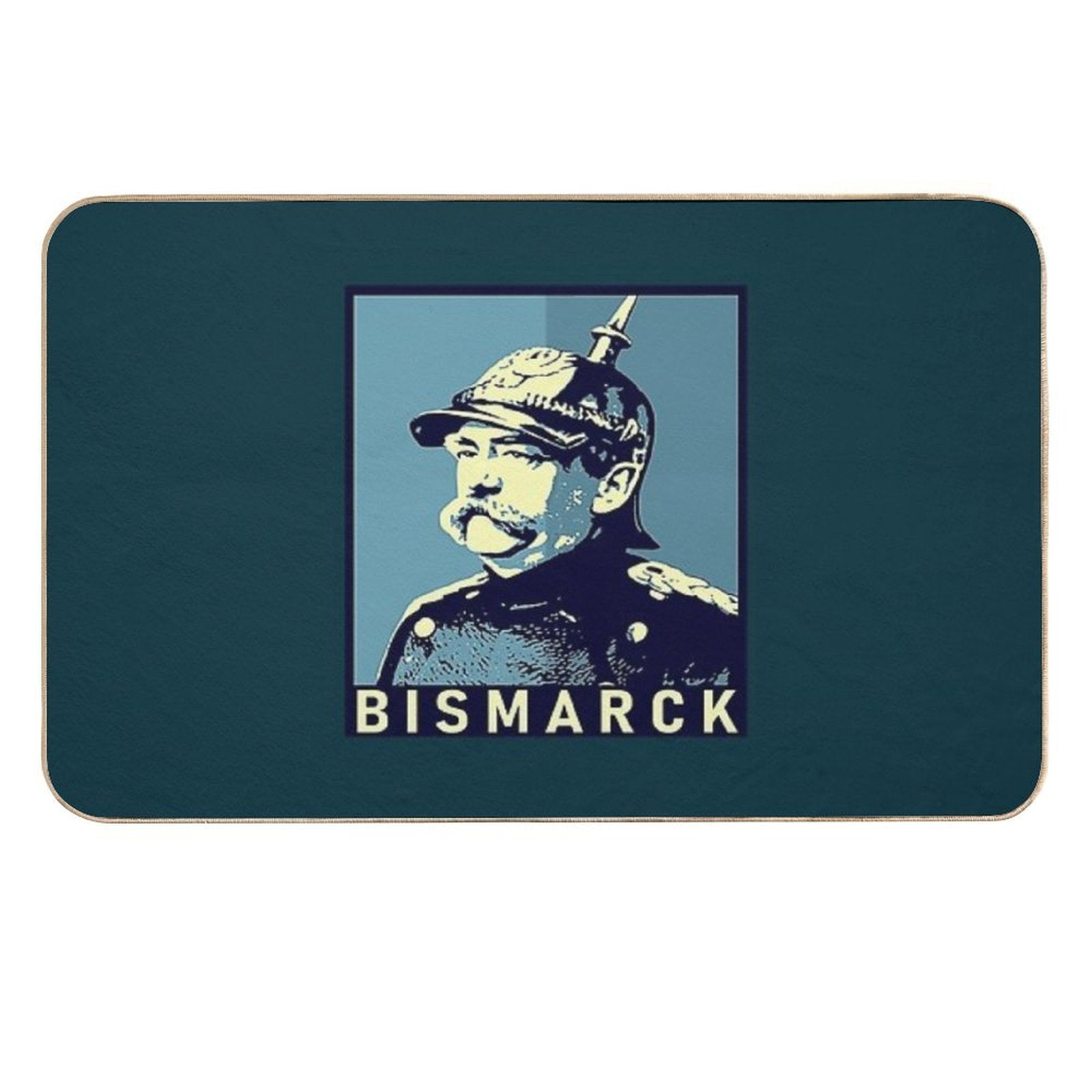 Otto Von Bismarck  Fade-Resistant Bath Mat