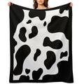 Cow Print Eco-conscious Throw Blanket