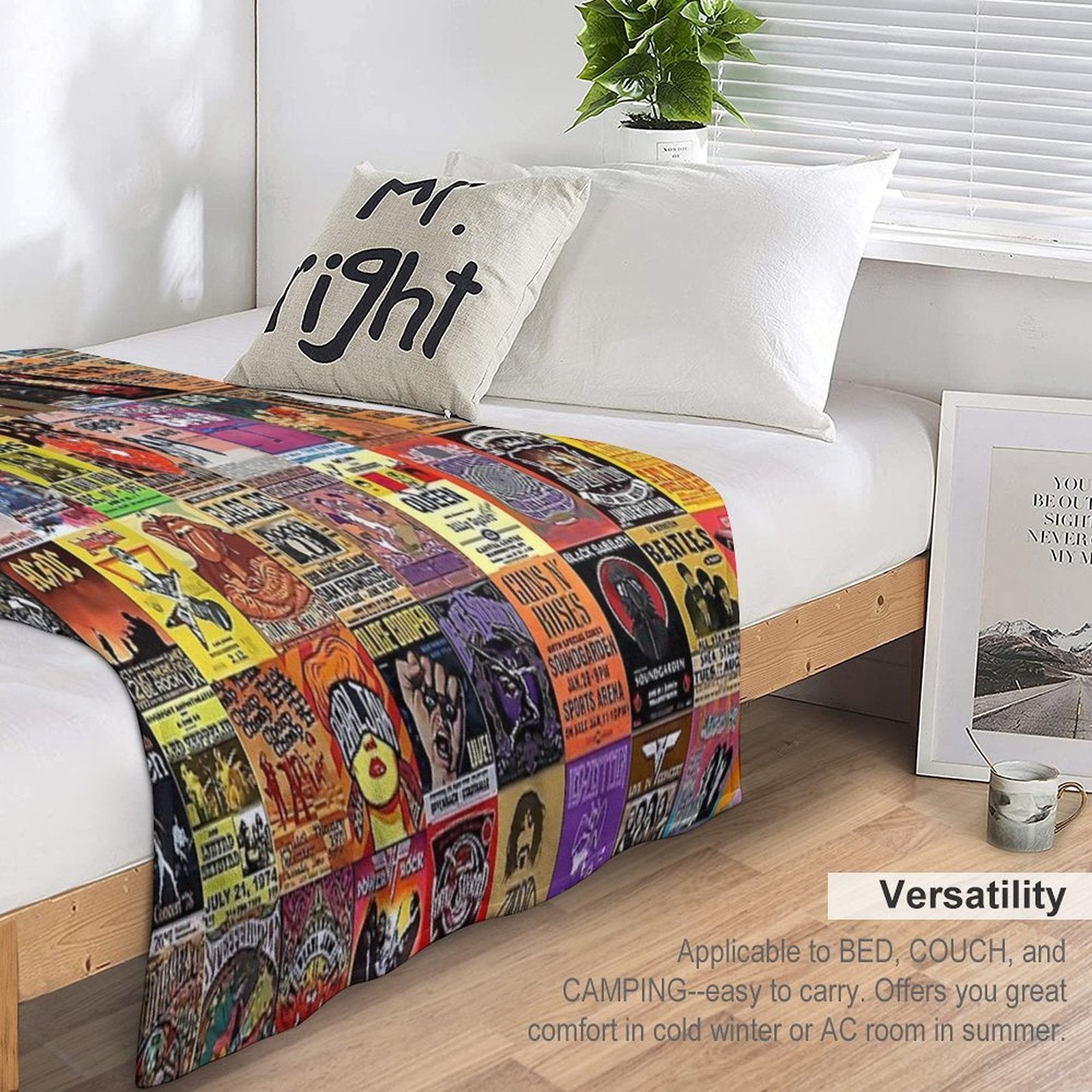 Rock Band Posters - All-season Throw Blanket