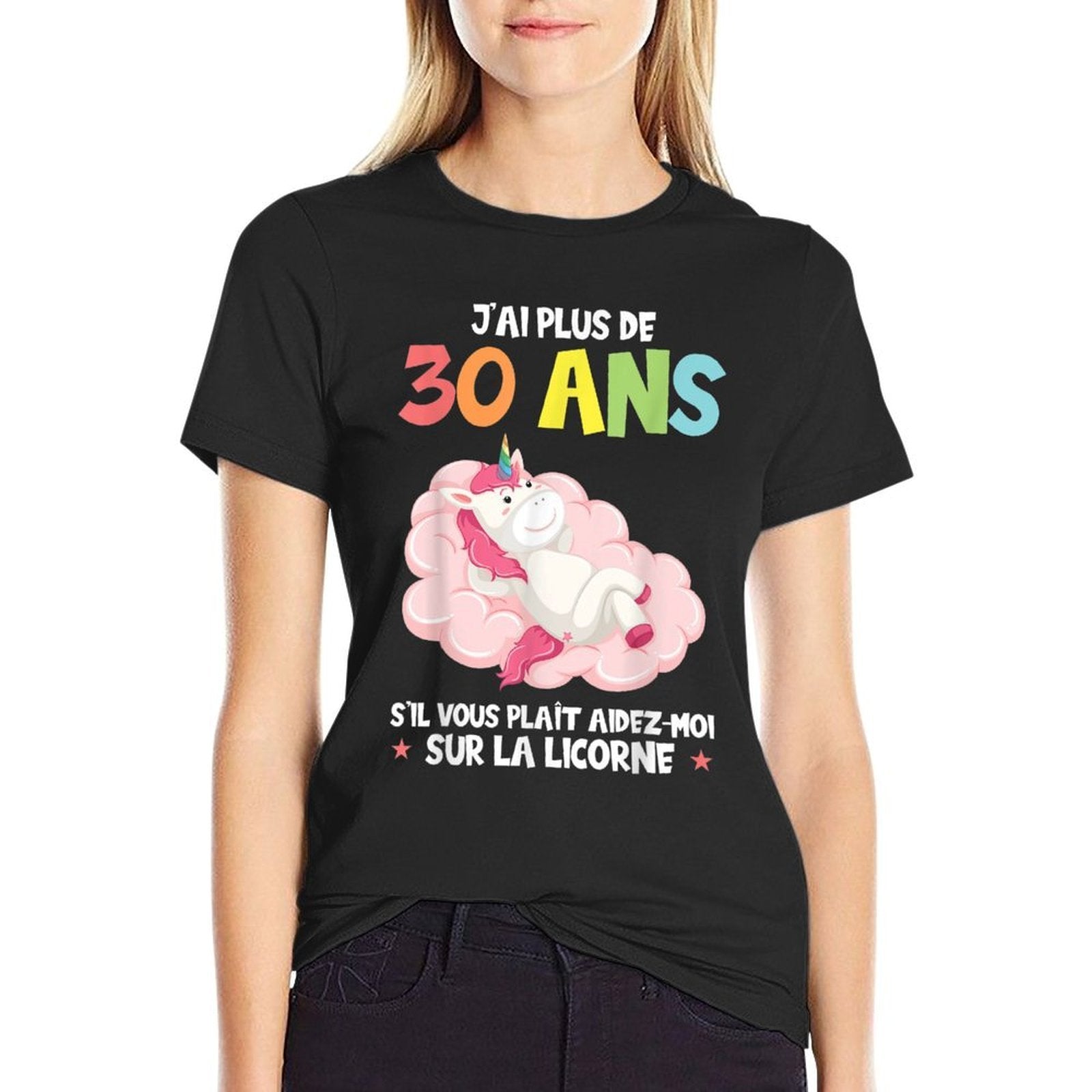 J'ai Plus 30 Ans S'il Vous Plaît 30th Birthday  Heathered Texture T-Shirt
