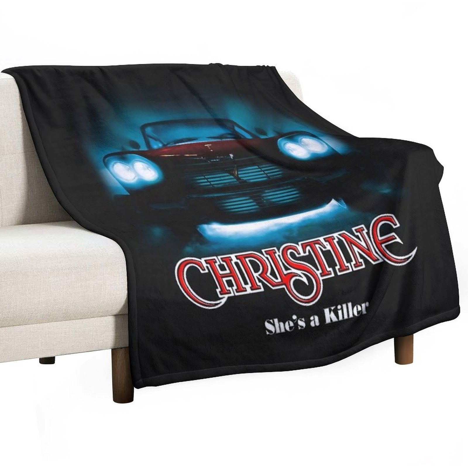 Movie Car Christine And Steven Spielberg Premium Throw Blanket
