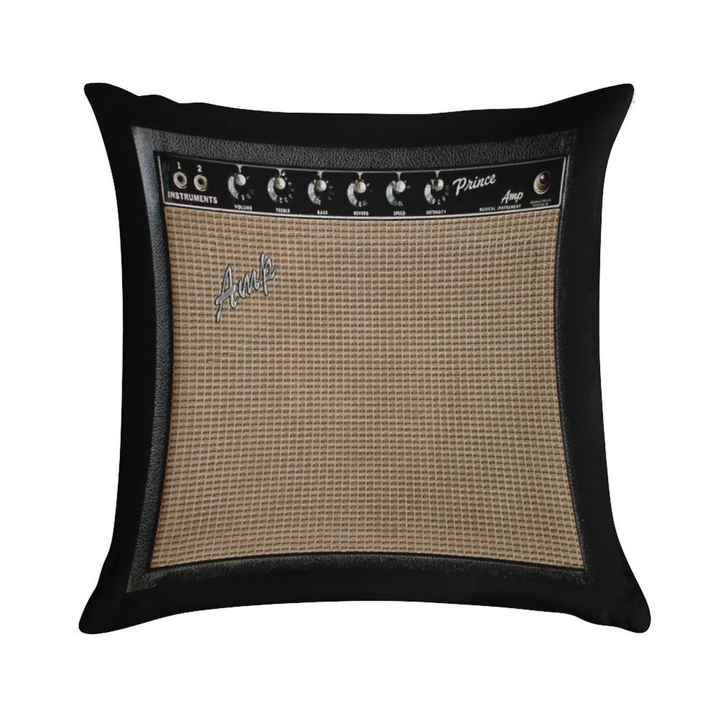 Guitar AmplifierAmp Great for MusicianGuitar Player! Soft Skin-Friendly Throw Pillow
