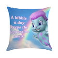 Bibble Motto Soft Gift Ready Throw Pillow