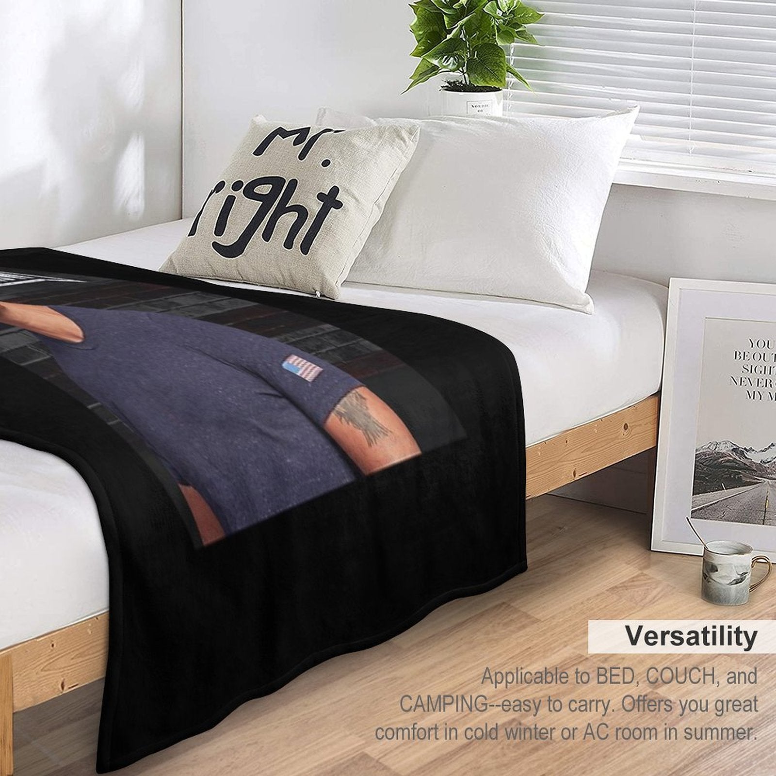 The Dan Bongino Show Easy Care Throw Blanket