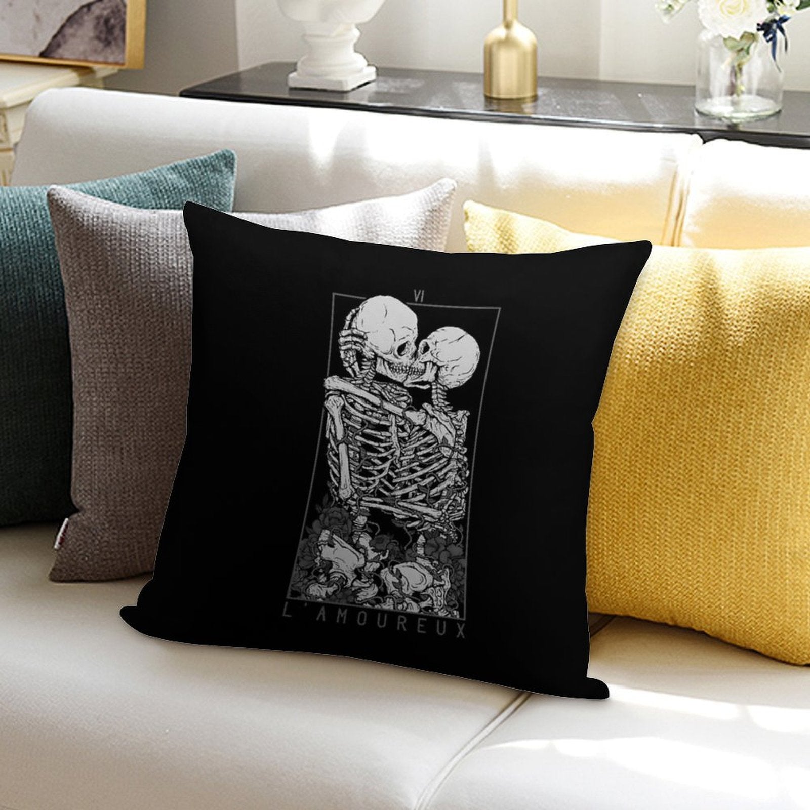 The Lovers Soft Style Accent Throw Pillow