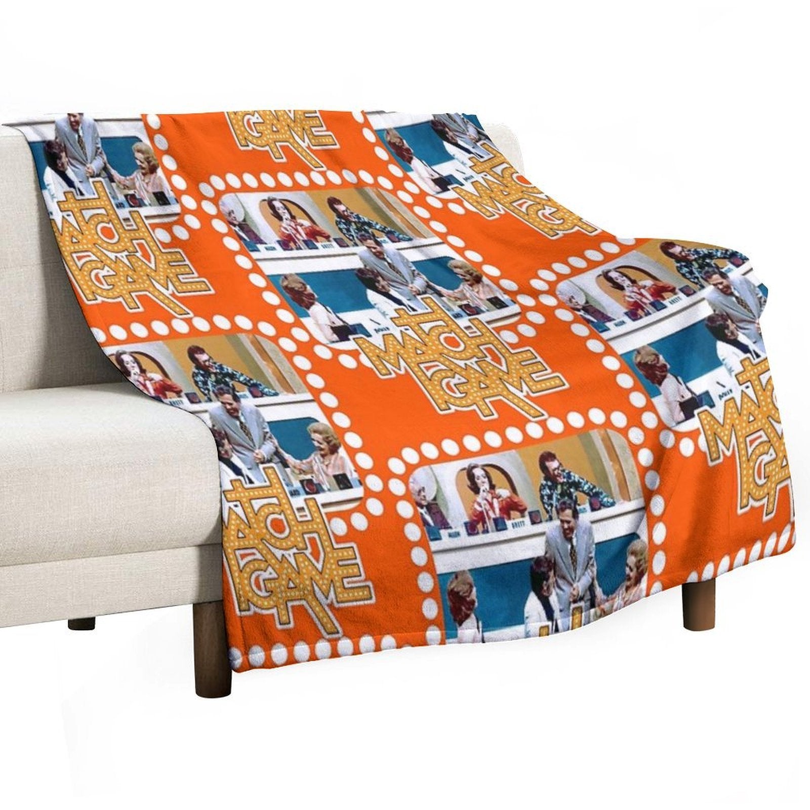 Match Game Cast Tribute Travel-friendly Throw Blanket