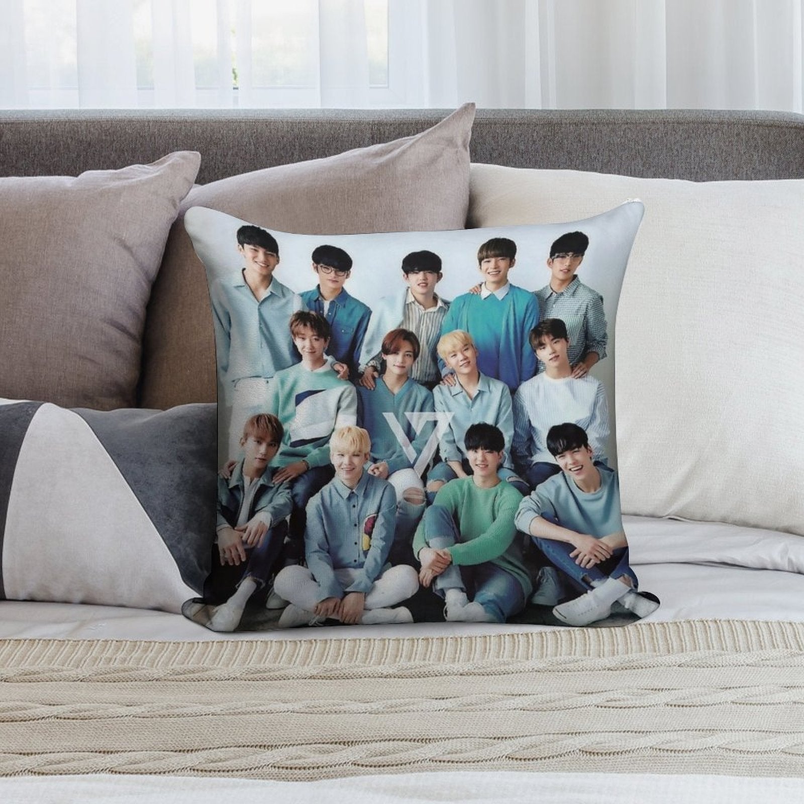 Seventeen Soft Ultra-Soft Texture Throw Pillow