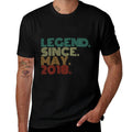Kids 7 Years Old Legend Since May 2018 7th Birthday  Polyester Blend T-Shirt