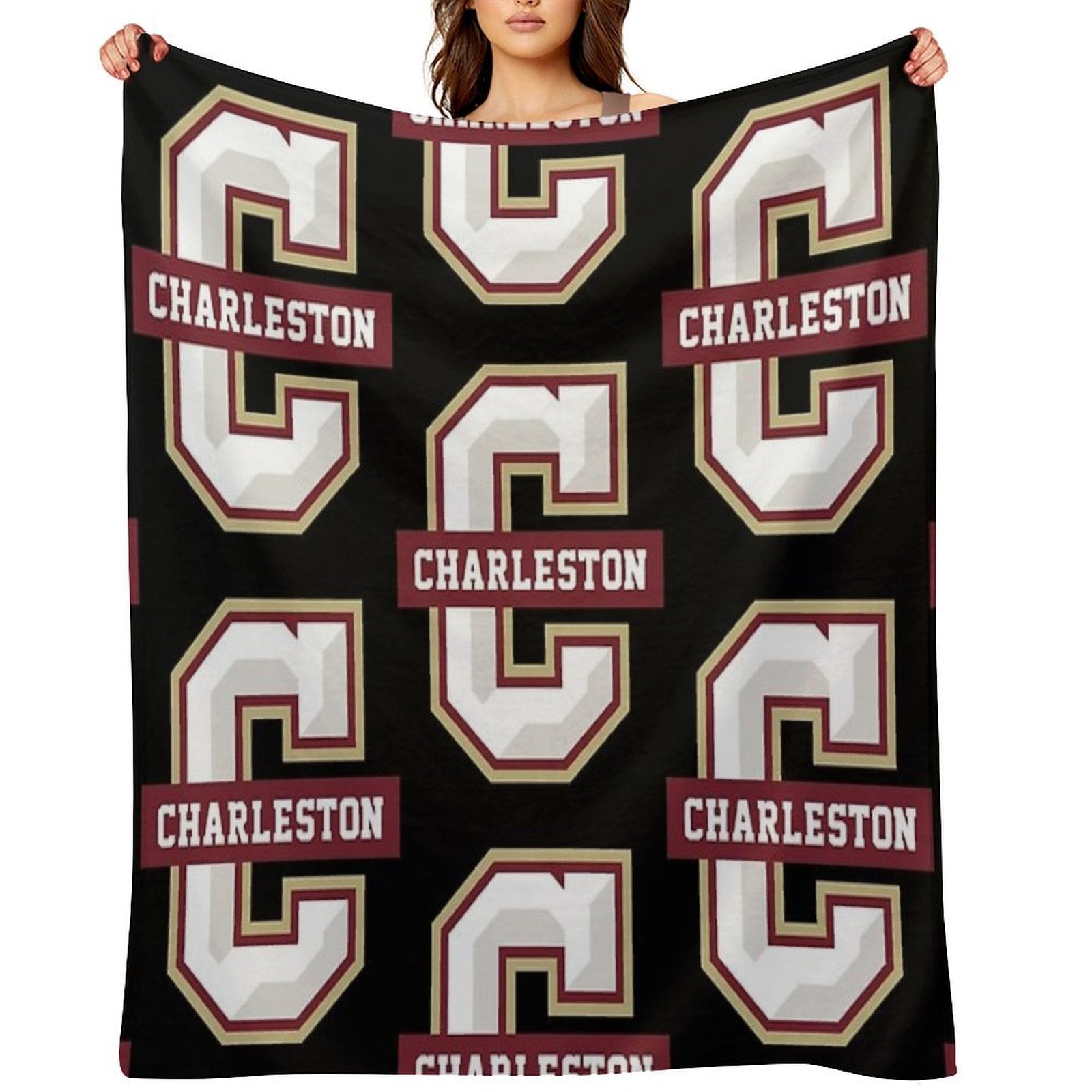 College of Charleston Cougars Gift-ready Throw Blanket