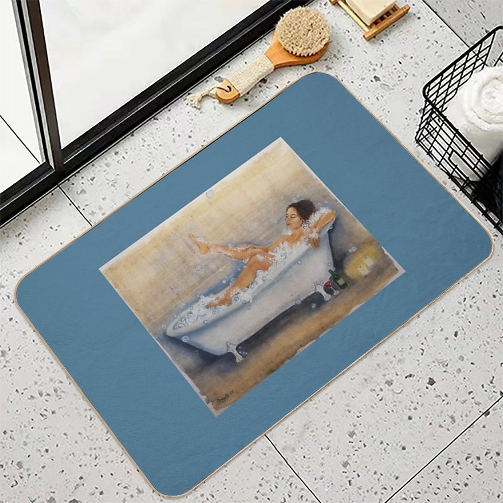 Magic of A Hot Bath Durable Bath Mat