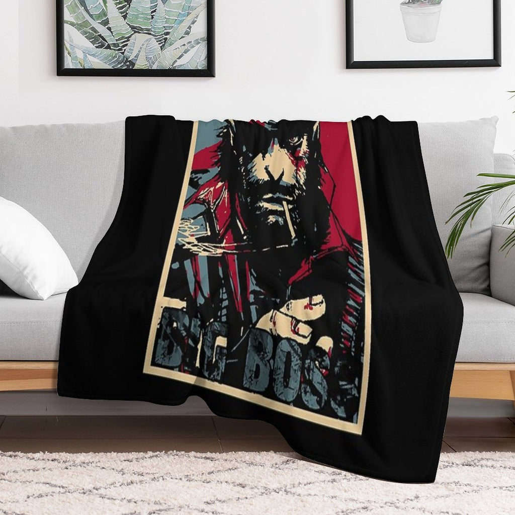 Metal Gear Solid Big Boss Multi-functional Throw Blanket