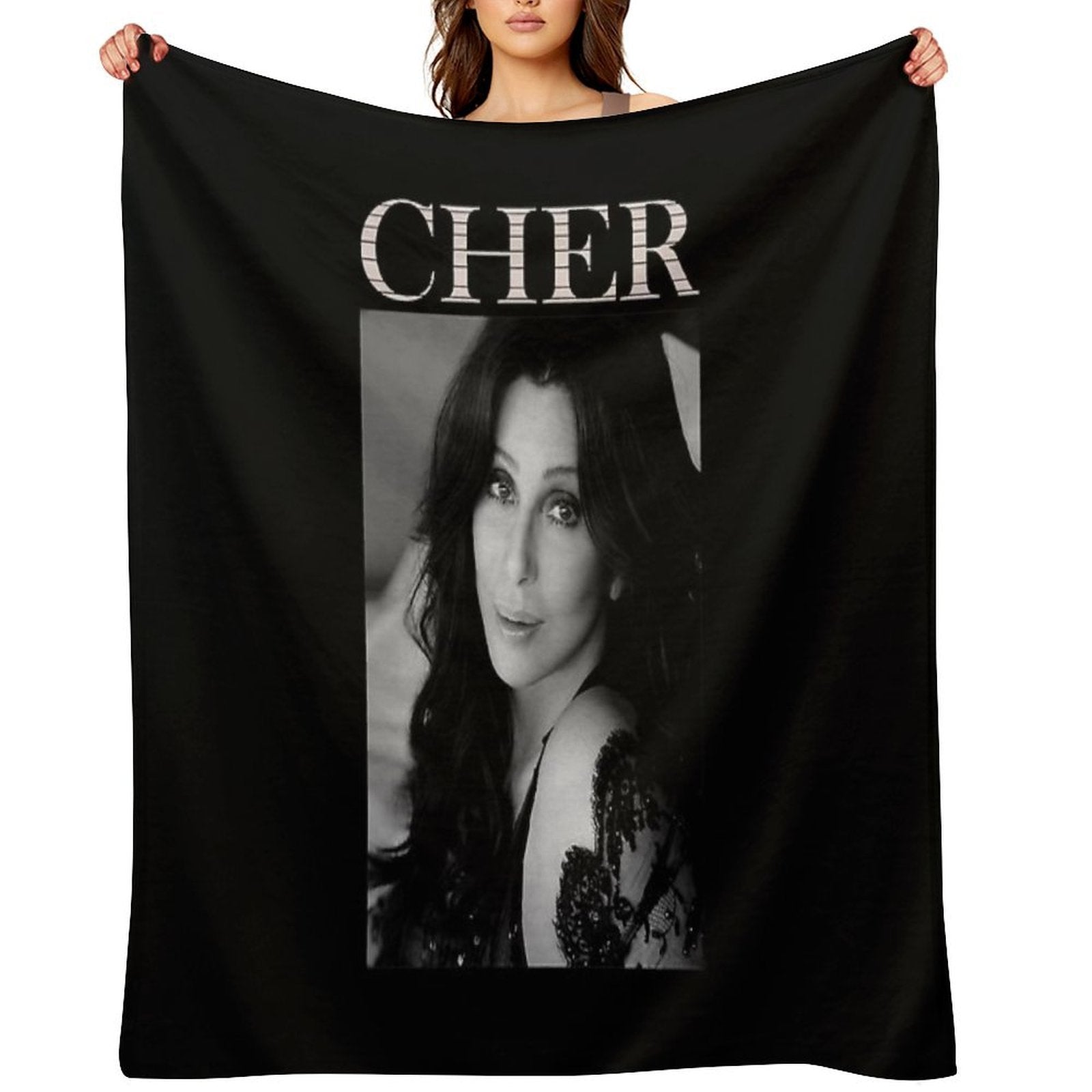 Women Cher's Gifts Music Everyone Lightweight Throw Blanket