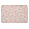 Palm Leaf Seamless Pattern  Easy Maintenance Bath Mat