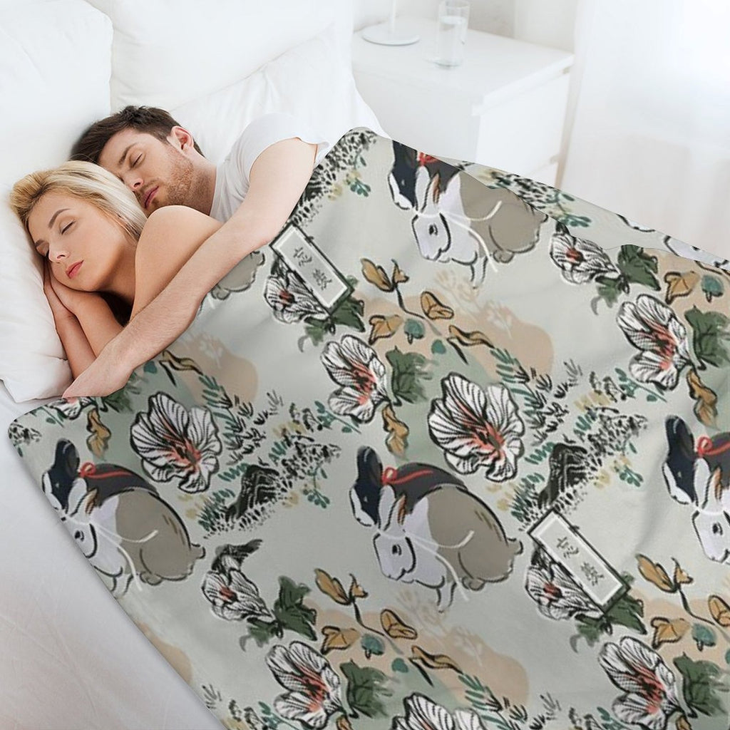 WangXian [SEAMLESS TRADITIONAL] Quick-dry Throw Blanket