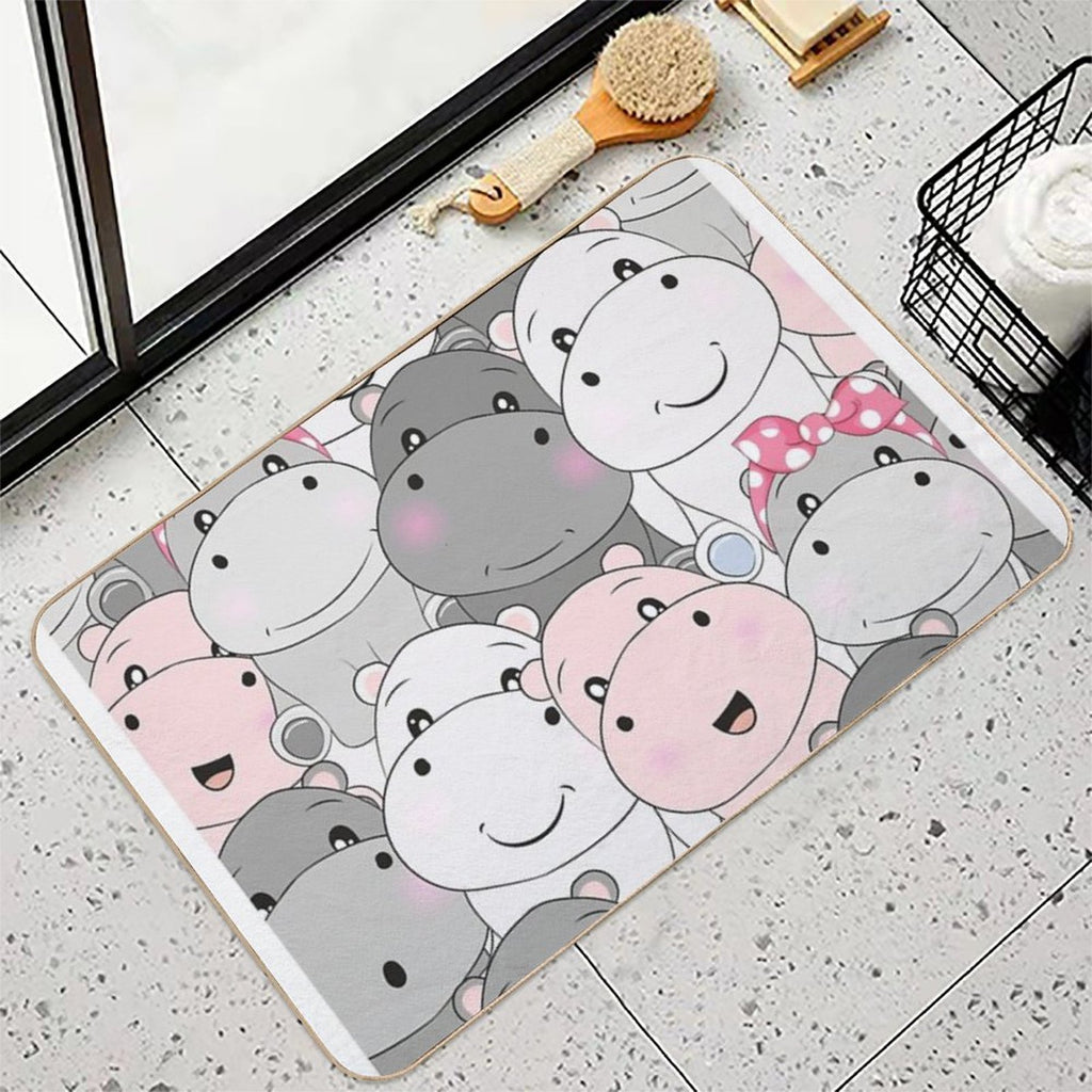 Hippo Baby  Fade-Resistant Bath Mat
