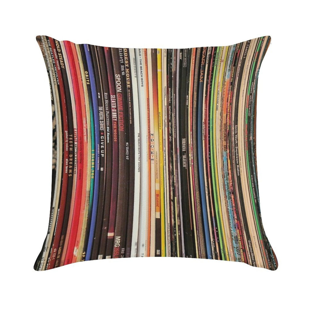 Ultimate Vinyl Record Collection Soft Skin-Friendly Throw Pillow