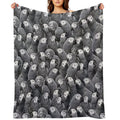 African Grey Parrot Pattern Velvety-soft Throw Blanket